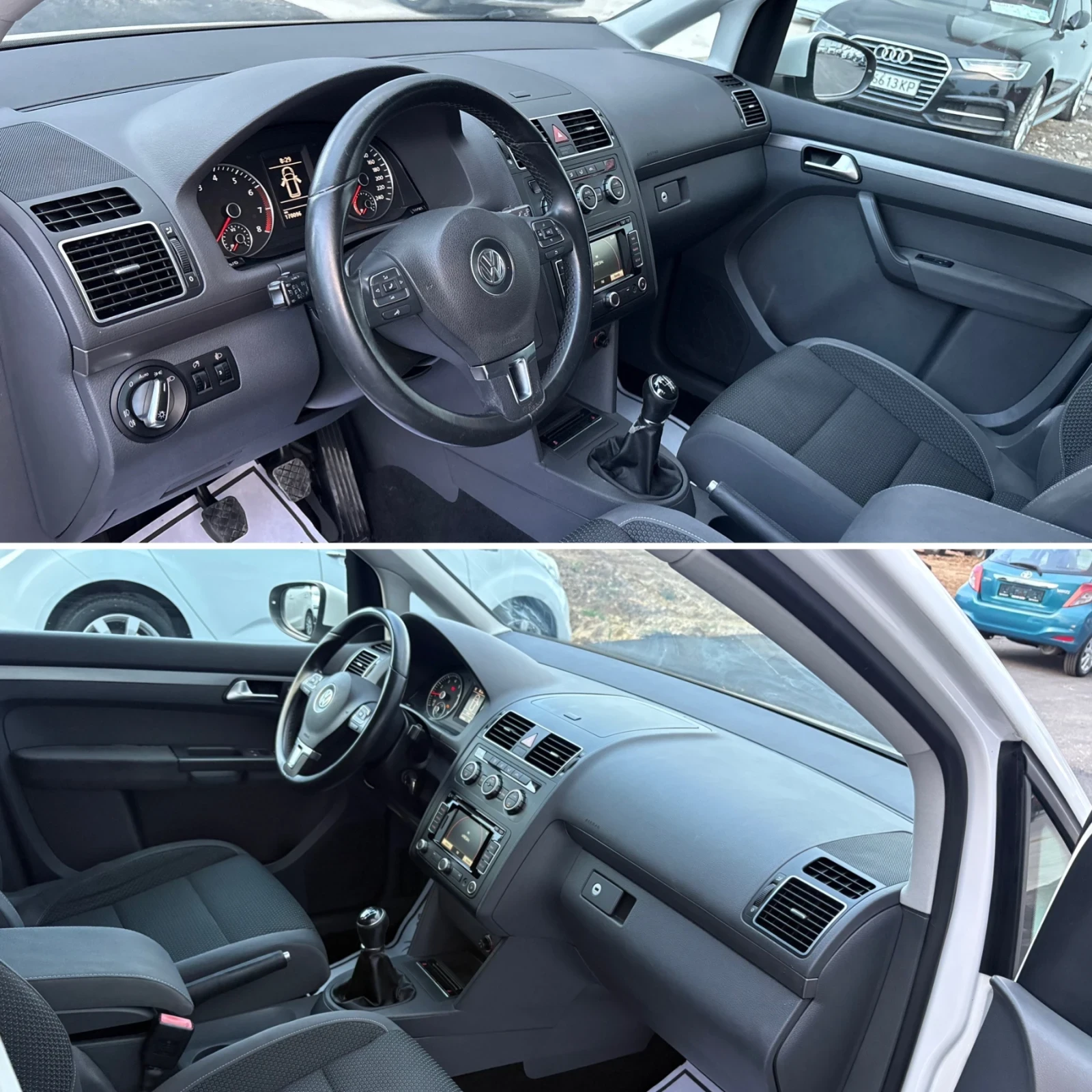 VW Touran Facelift 1.4 150кс CNG Navi , снимка 10 - Автомобили и джипове - 55355060