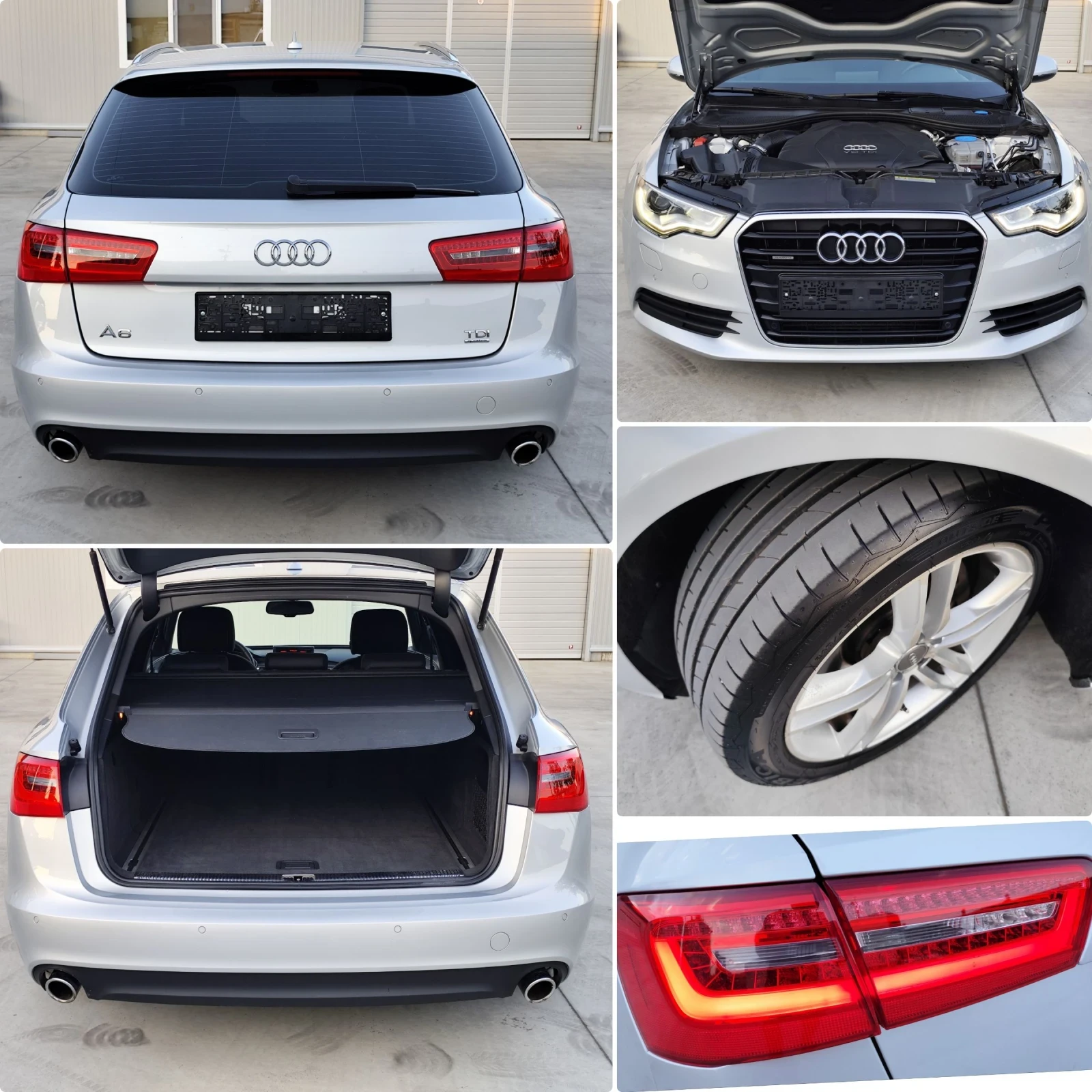 Audi A6 3.0TDI-4x4-LED-NAVI-F1-ВОЛАН-EU-5, снимка 9 - Автомобили и джипове - 55382252