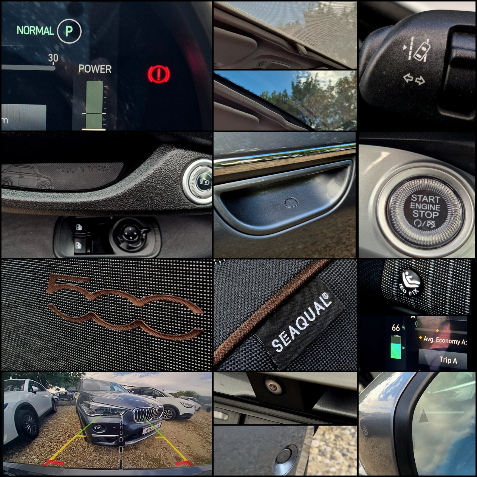 Fiat 500e 42 kWh батерия + Icon, снимка 11 - Автомобили и джипове - 56256259