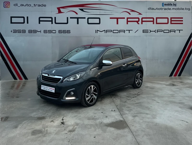 Peugeot 108 1.2 i CABRIO! KTEO, COC!, снимка 1 - Автомобили и джипове - 48418196