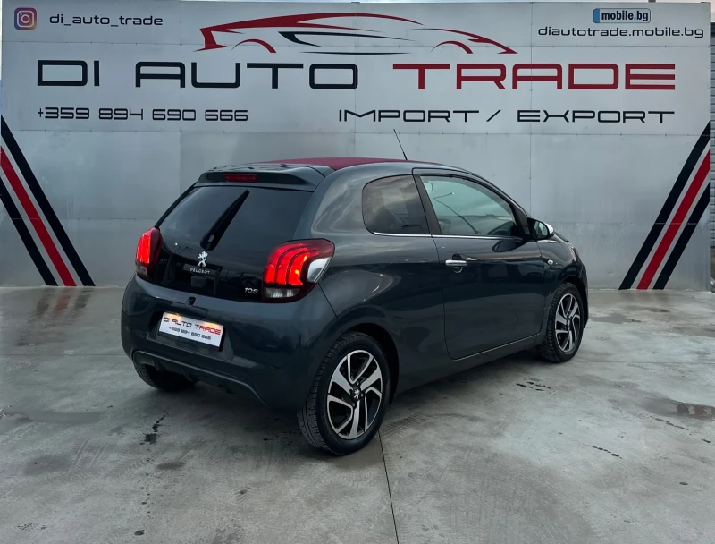 Peugeot 108 1.2 i CABRIO! KTEO, COC!, снимка 5 - Автомобили и джипове - 48418196