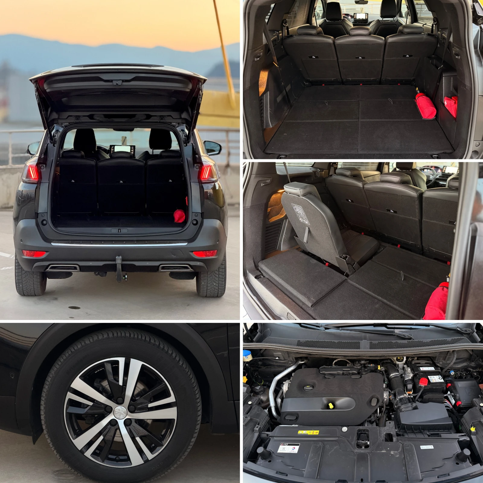 Peugeot 5008 - 2.0 BlueHDI - EAT8 - GT-line - Keyless - Led -, снимка 14 - Автомобили и джипове - 53759421