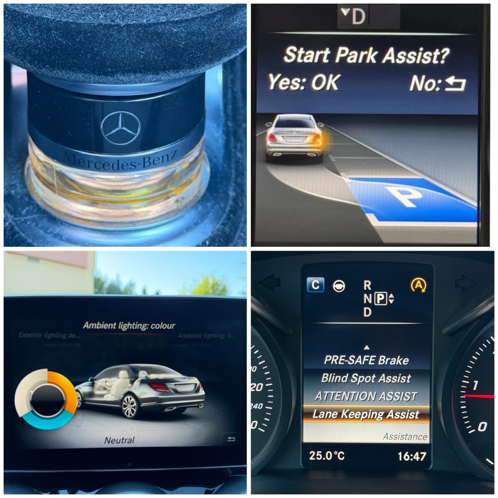 Mercedes-Benz C 220 AMG/187хил./Burmester/Head-Up/Дистроник/Multibeam, снимка 13 - Автомобили и джипове - 56011296