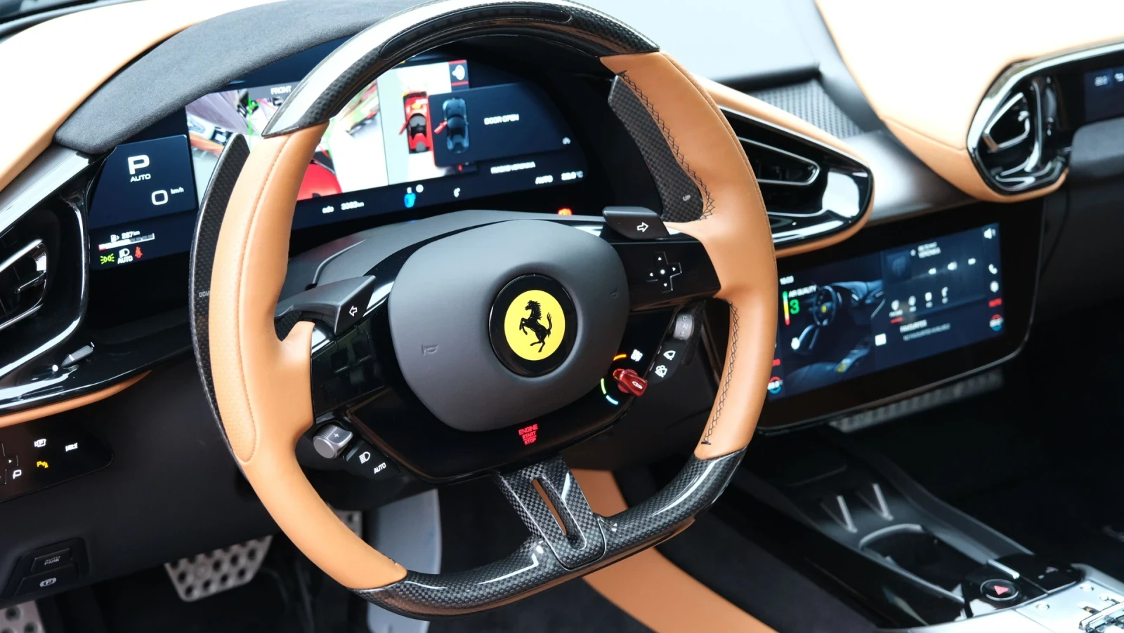 Ferrari 12 Cilindri ROSSO CORSA/Lift/Carbon Seats, снимка 10 - Автомобили и джипове - 56234823