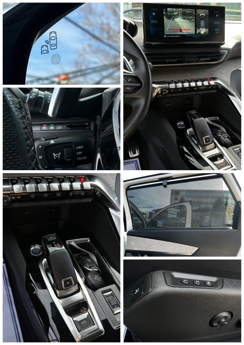 Peugeot 5008 2.0 BlueHDI* GT* 360-камера* Focal* Led* , снимка 12 - Автомобили и джипове - 48075949