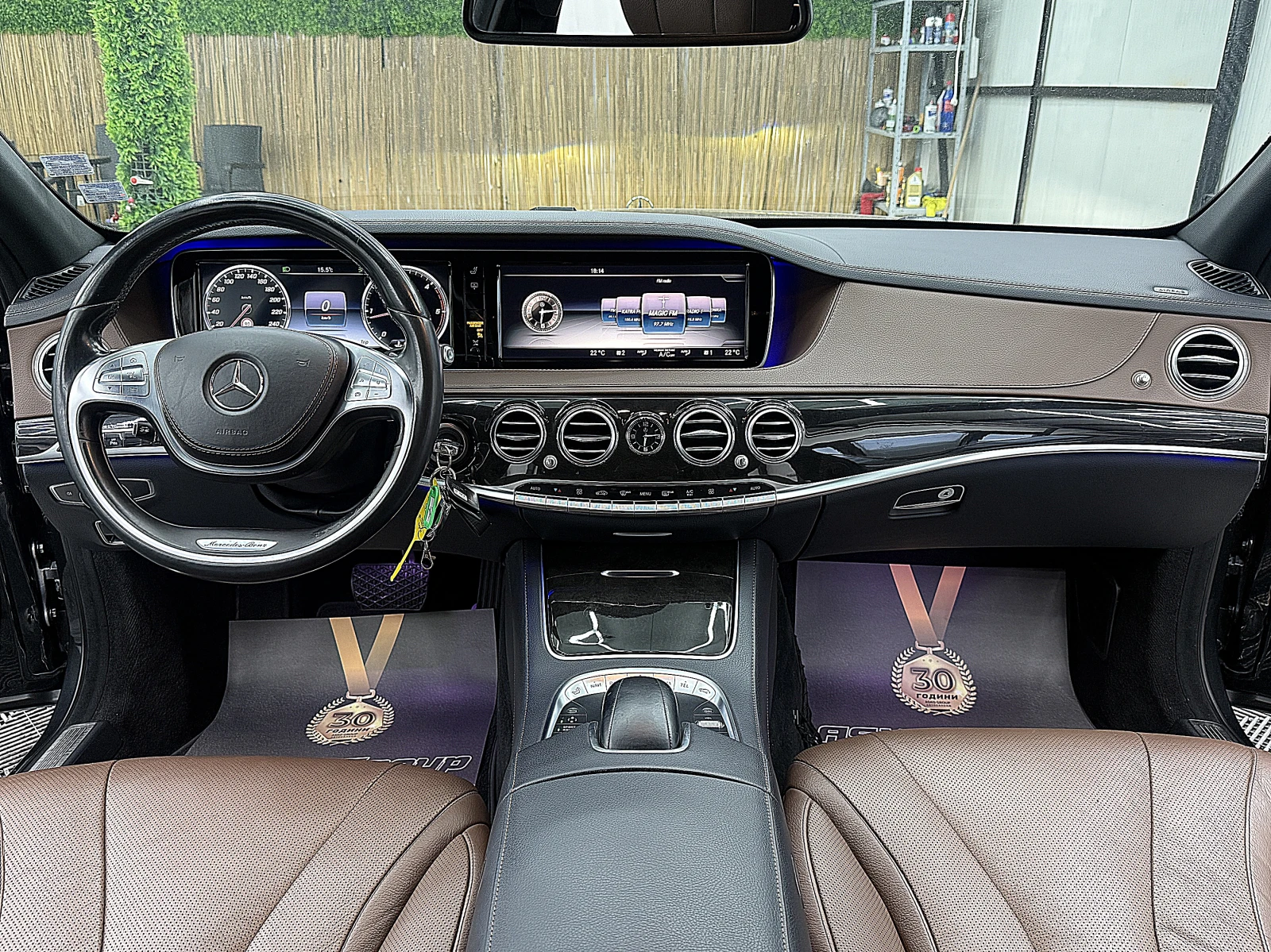 Mercedes-Benz S 350 4-MATIC/LONG/6.3AMG-line/2xTV/L/СОБСТВЕН ЛИЗИНГ, снимка 14 - Автомобили и джипове - 53871508