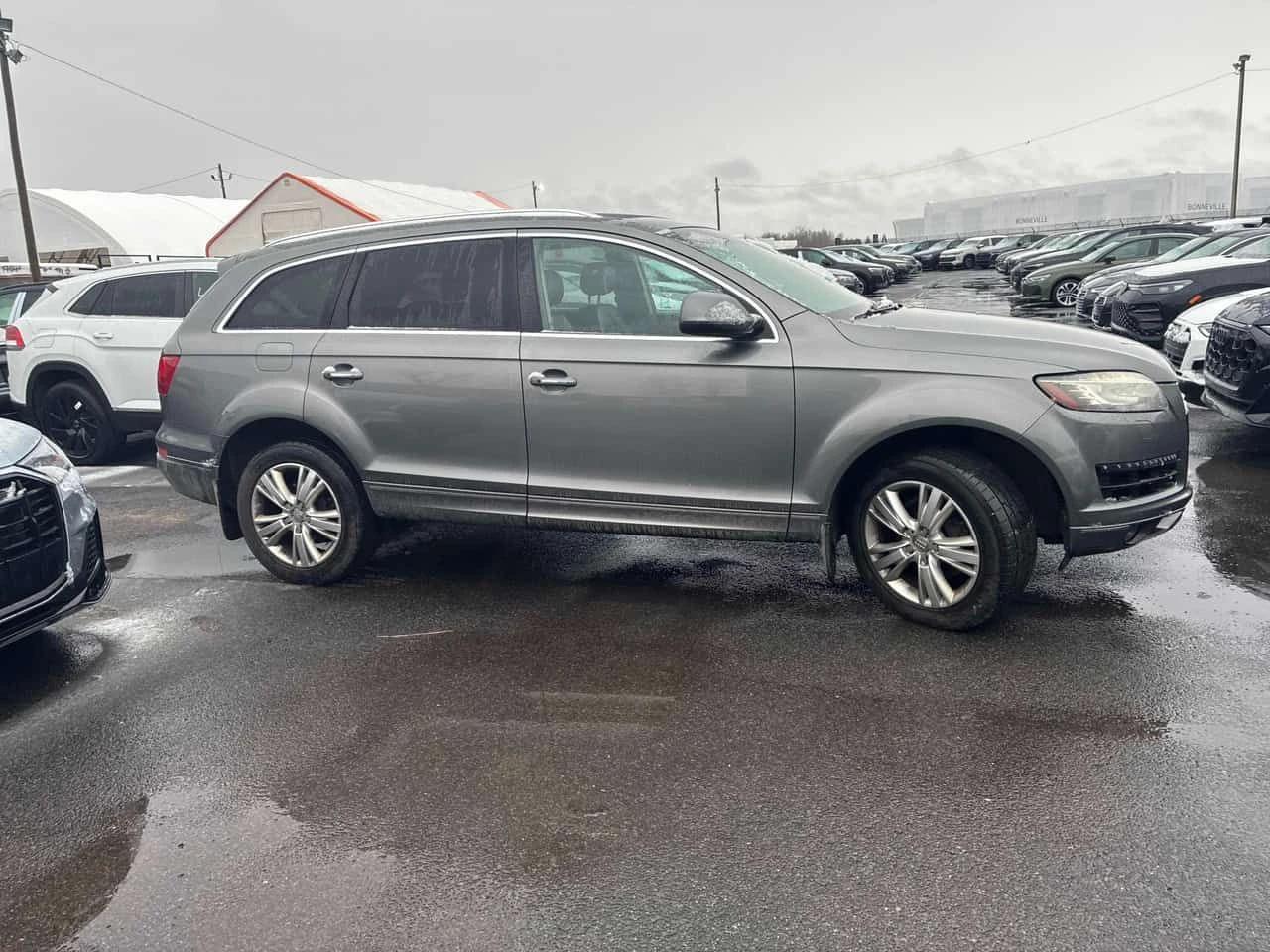 Audi Q7 3.0T Technik * ПАНОРАМА * ПОДГРЕВ * КЛИП НА МОТОРА, снимка 3 - Автомобили и джипове - 54252123