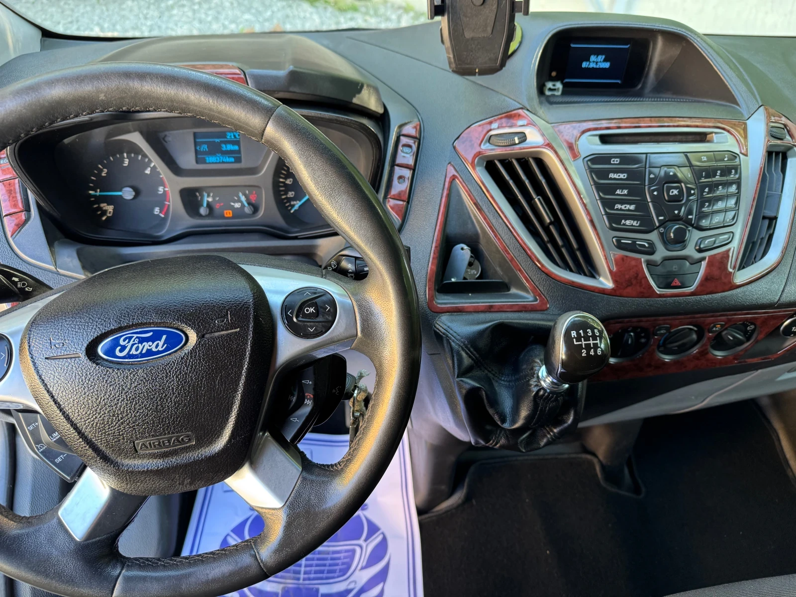 Ford Transit Custom * 2.2* 125ks* KLIMA* , снимка 12 - Бусове и автобуси - 54526959