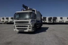 Volvo Fm Сметовоз с кран+ дистанционно и кантар , снимка 2