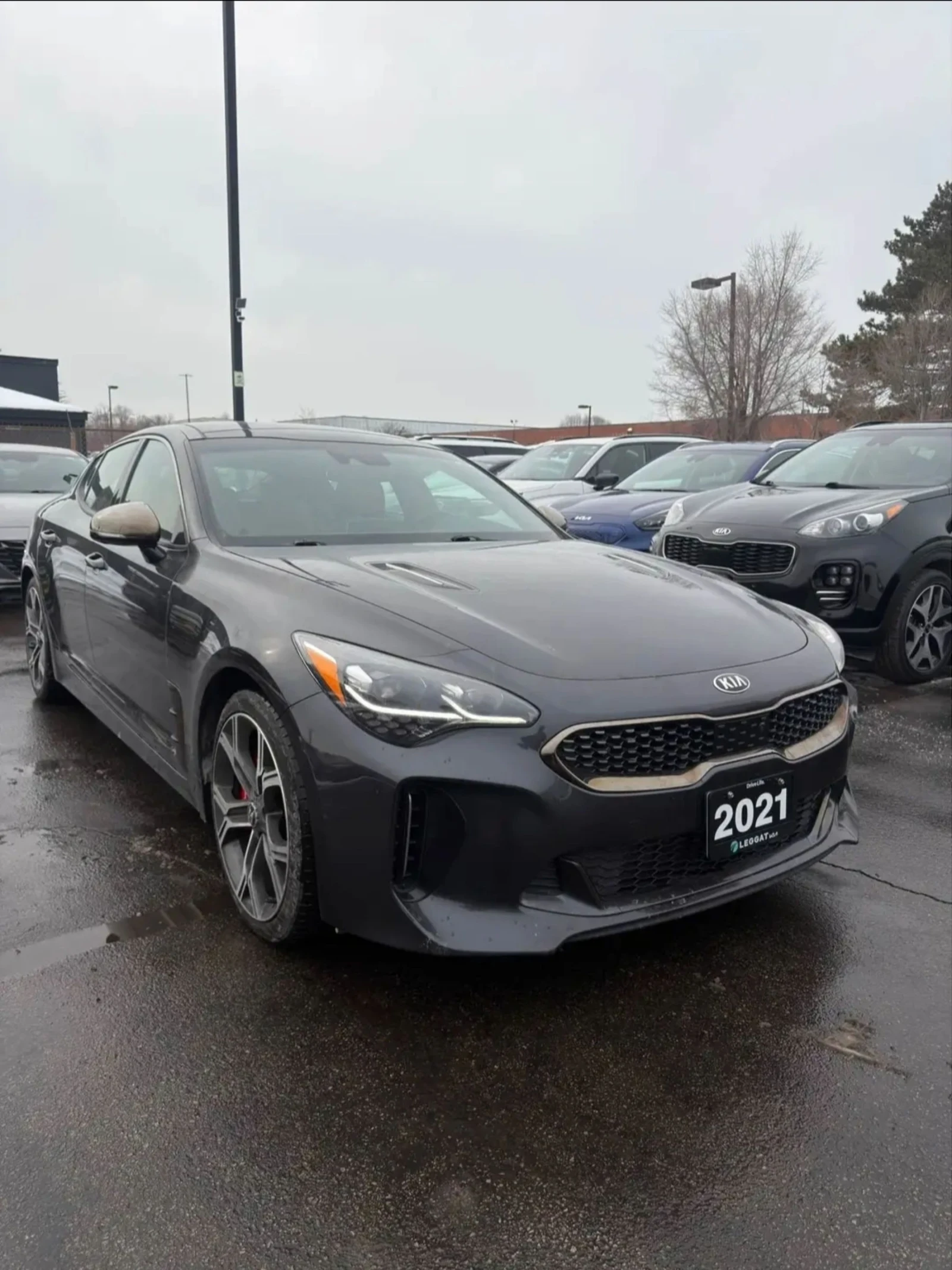 Kia Stinger 2021/3.3T/PANO/ОБДУХ/ПОДГРЕВ/360/ЧИСТ КАРФАКС, снимка 3 - Автомобили и джипове - 53802181