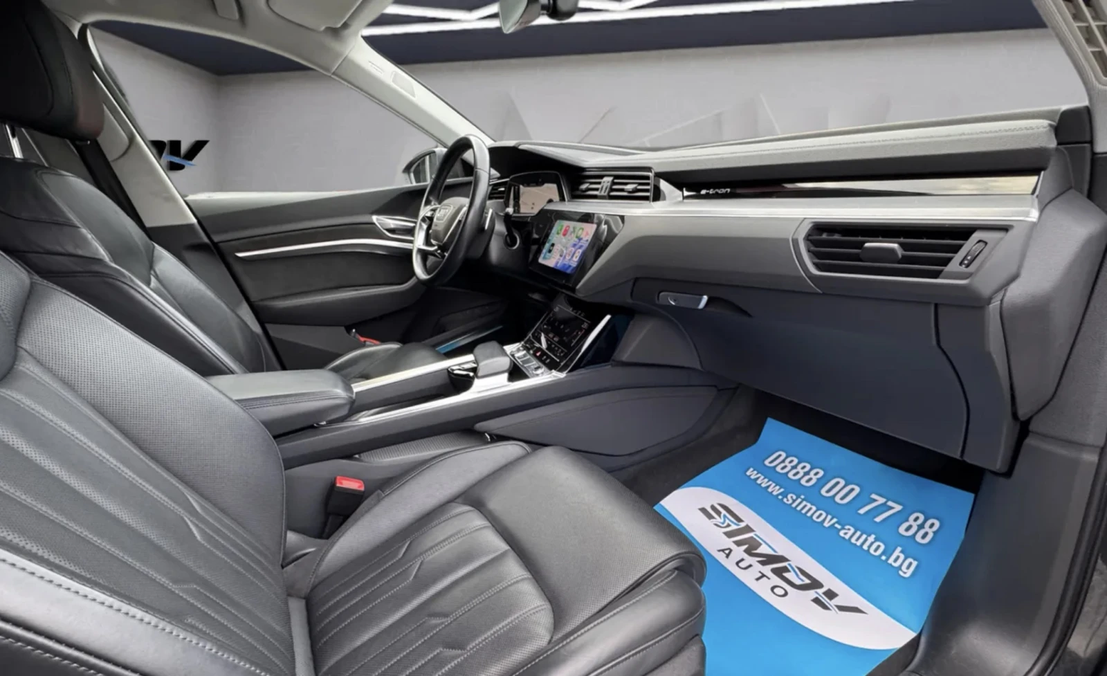 Audi E-Tron 55 95KWH HEAD-UP ОБДУХВАНЕ KEYLESSGO КАМЕРИ 360, снимка 15 - Автомобили и джипове - 56167161