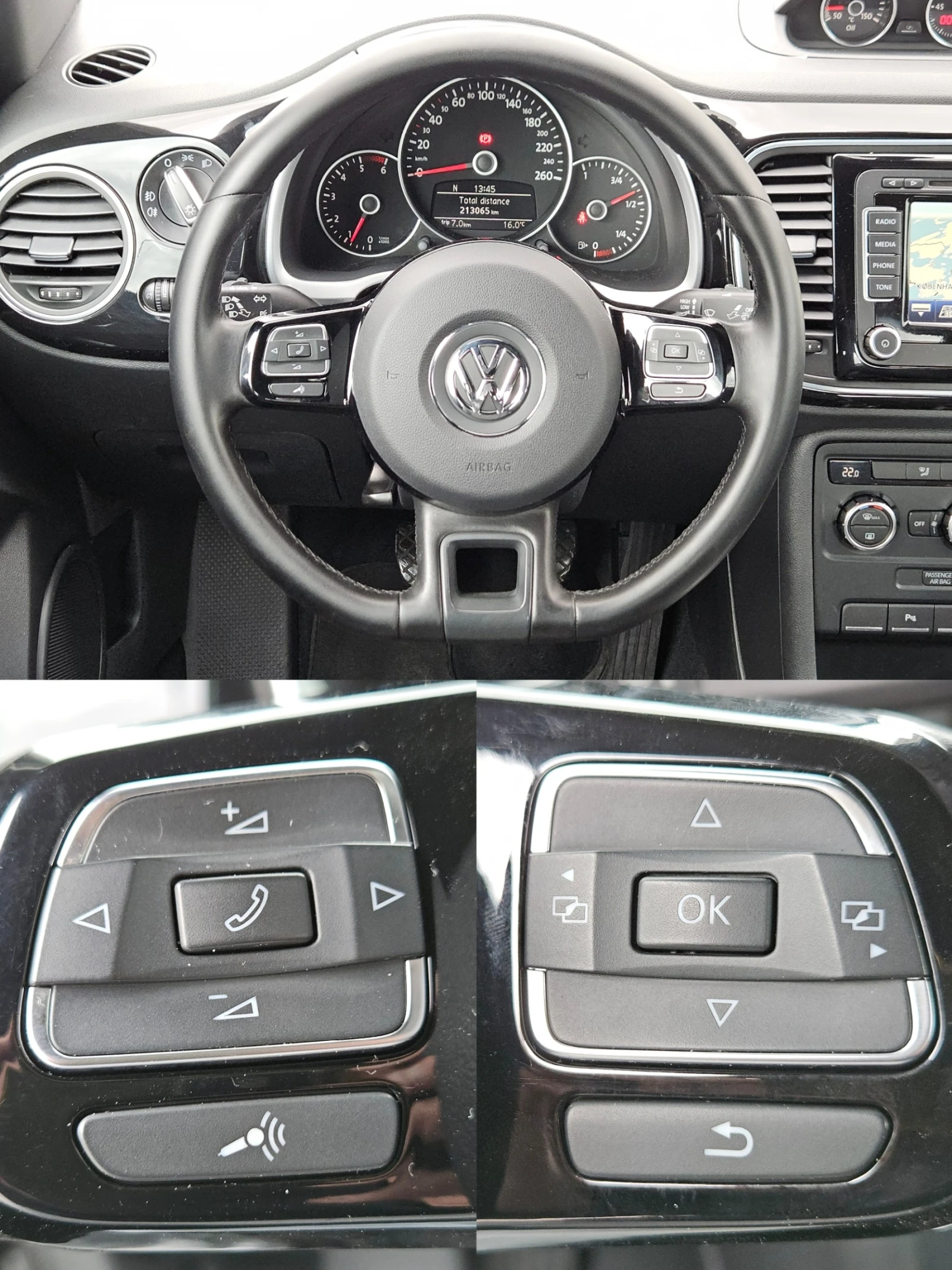 VW Beetle Maggiolino/1.6TDI/105k.c/LED/NAVI/БЛУТУТ/EURO 5B | Mobile.bg — изображение 11