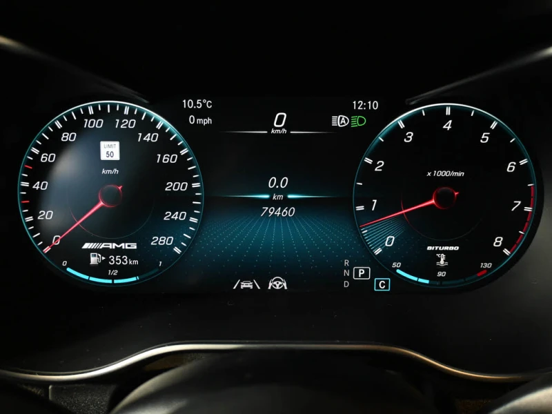 Mercedes-Benz GLC 43 AMG COUPE* 4MATIC* Burmester* 360* Подгрев* Шибидах* , снимка 9 - Автомобили и джипове - 52699377