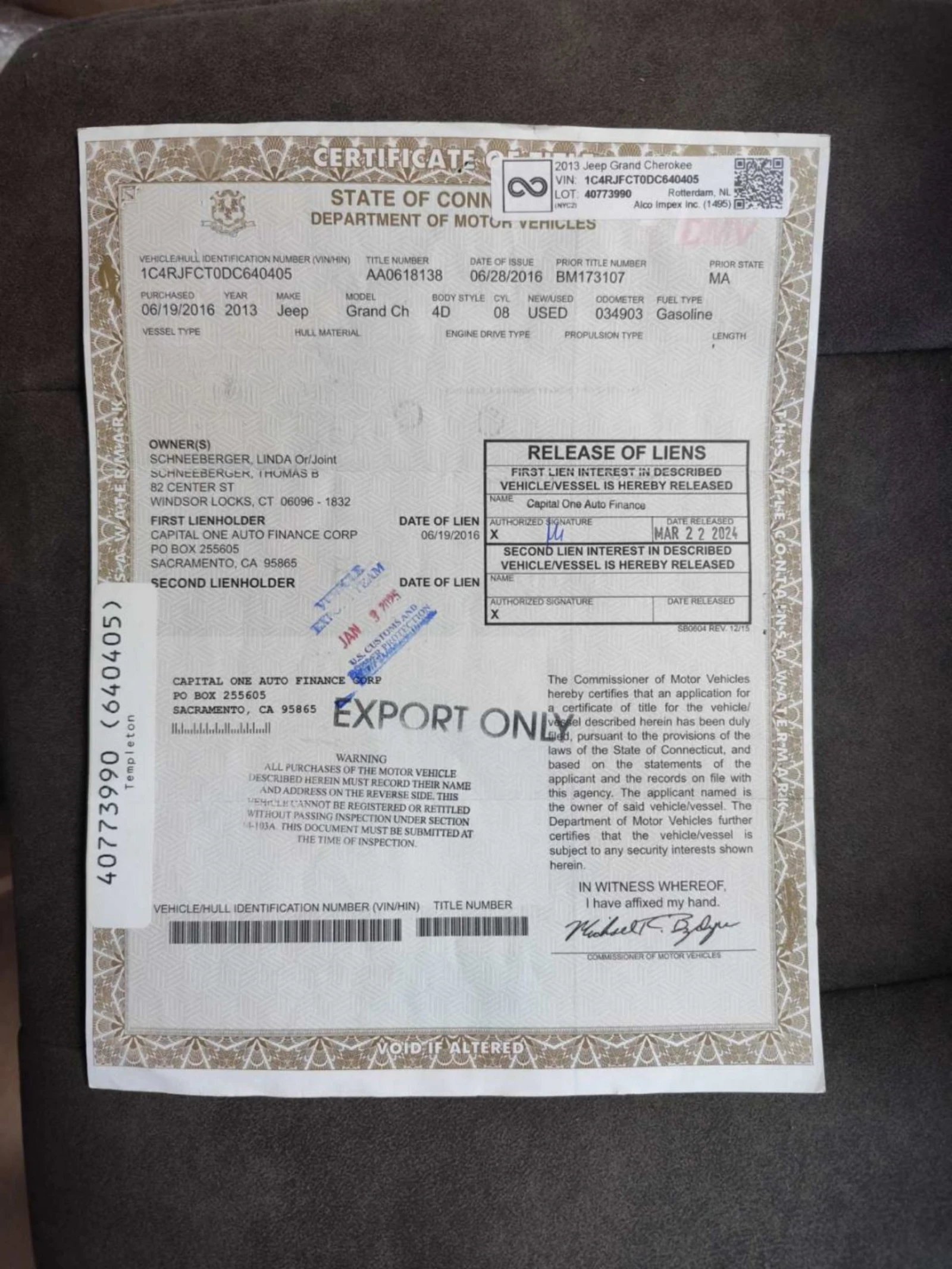 Jeep Grand cherokee Overland 5.7 HEMI , снимка 7 - Автомобили и джипове - 53395567