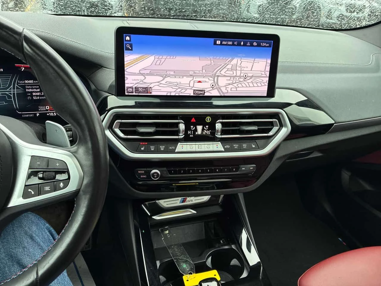 BMW X3 * M40i * CARFAX * Червен салон * М Перформънс * , снимка 9 - Автомобили и джипове - 54221850