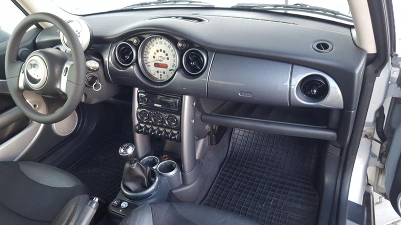 Mini Cooper 1, 6i bi-fuel GPL, 90к.с., кожа, климатик, алум.дж, снимка 8 - Автомобили и джипове - 31438193