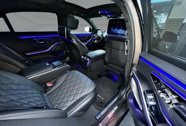 Mercedes-Benz S 580 Long 4Matic = AMG Line = Night Package Гаранция, снимка 10 - Автомобили и джипове - 53799714