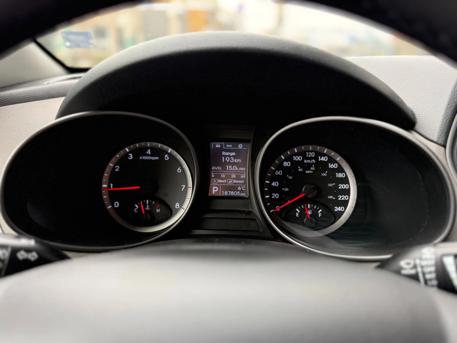 Hyundai Santa fe 6 МЕСЕЦА ГАРАНЦИЯ/2.4i 192к.с. Газов Инжекцион/4х4, снимка 8 - Автомобили и джипове - 54042802