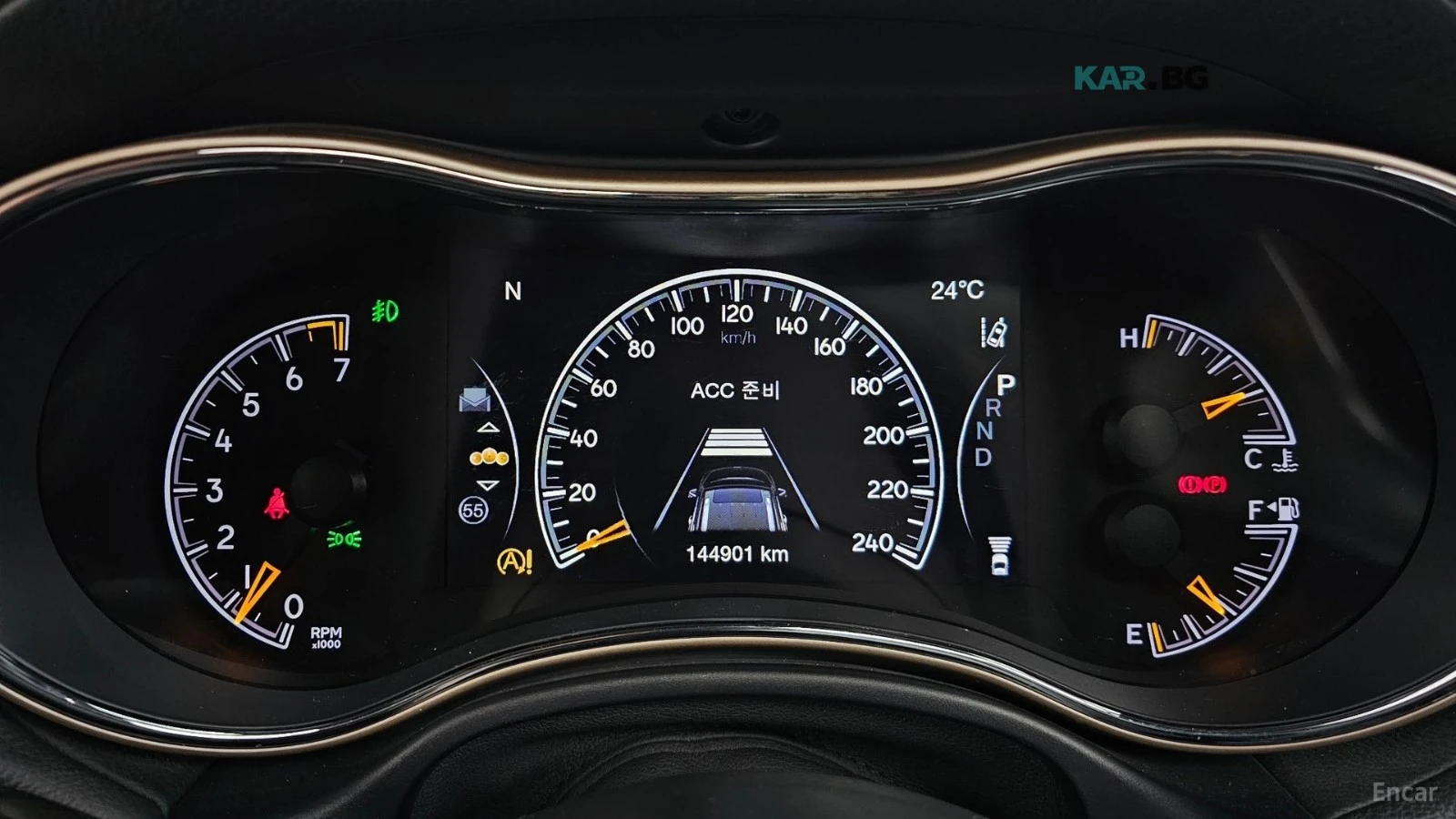 Jeep Grand cherokee OVERLAND* DISTRONIC* PANOROOF* ОБДУХВАНЕ* КАМЕРА* , снимка 8 - Автомобили и джипове - 54795006