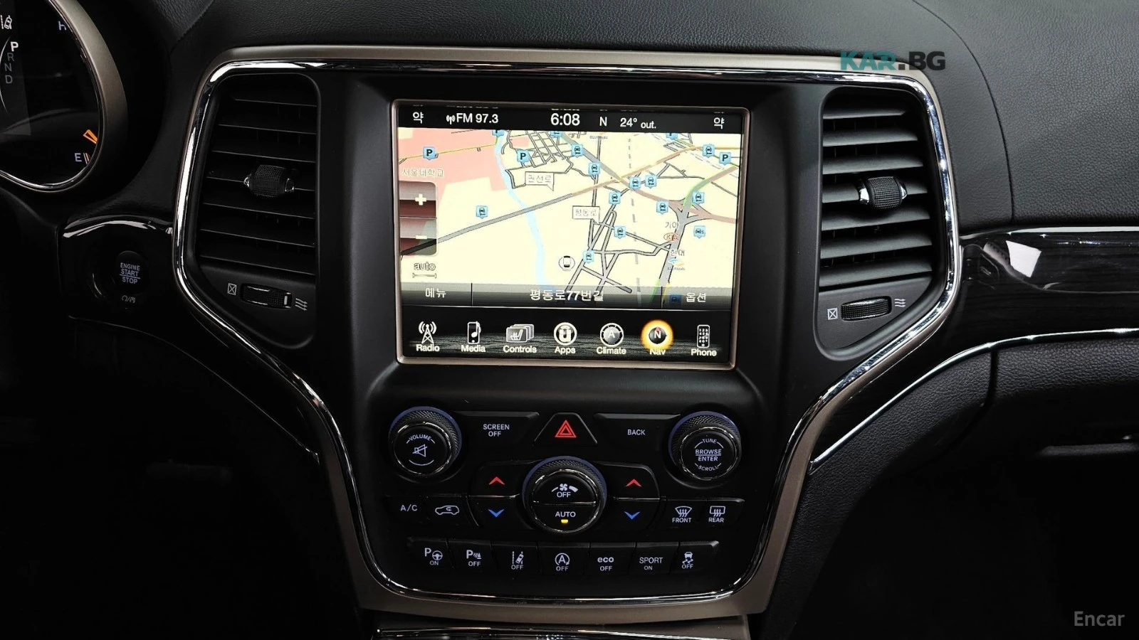 Jeep Grand cherokee OVERLAND* DISTRONIC* PANOROOF* ОБДУХВАНЕ* КАМЕРА* , снимка 9 - Автомобили и джипове - 54795006