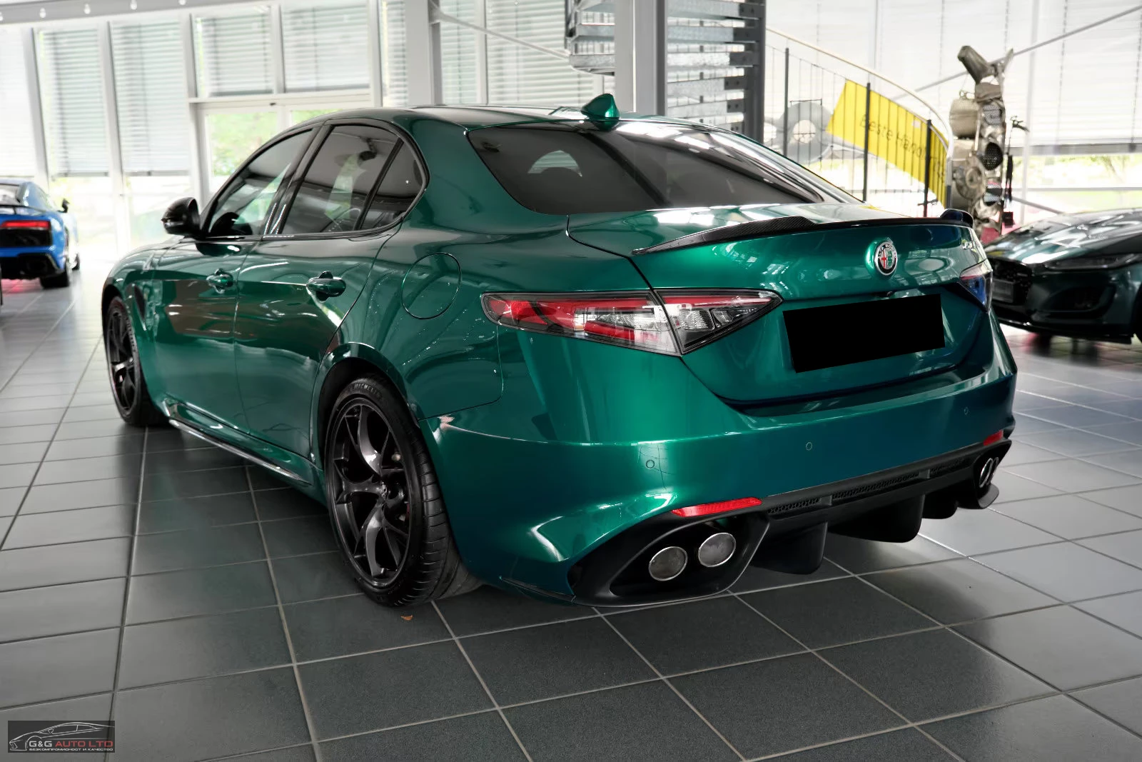 Alfa Romeo Giulia QUADRIFOGLIO/510HP/V6/BI-TURBO/CAM/564z, снимка 4 - Автомобили и джипове - 55210833