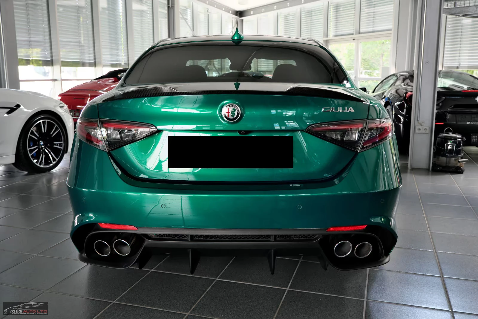 Alfa Romeo Giulia QUADRIFOGLIO/510HP/V6/BI-TURBO/CAM/564z, снимка 7 - Автомобили и джипове - 55210833