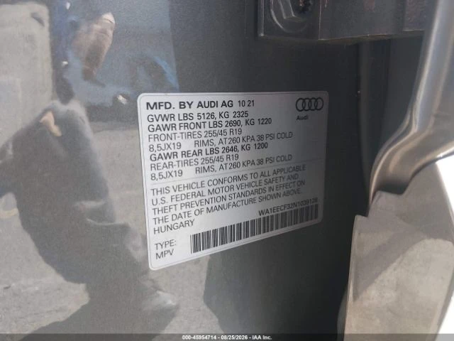 Audi Q3 * CARFAX * ОПЦИЯ ЗА ФИНАНСИРАНЕ * , снимка 9 - Автомобили и джипове - 56020290