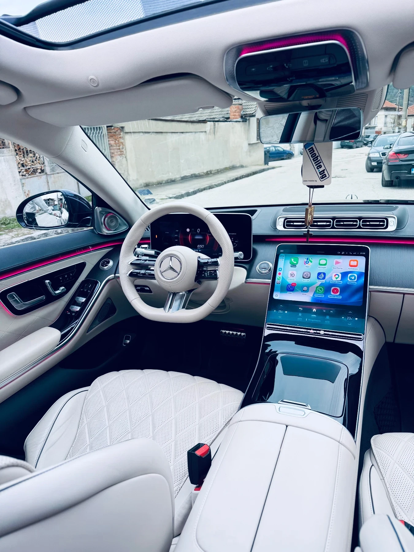 Mercedes-Benz S 580 S580 63000km ПЪРВИ СОБСТВЕНИК, снимка 11 - Автомобили и джипове - 55015467