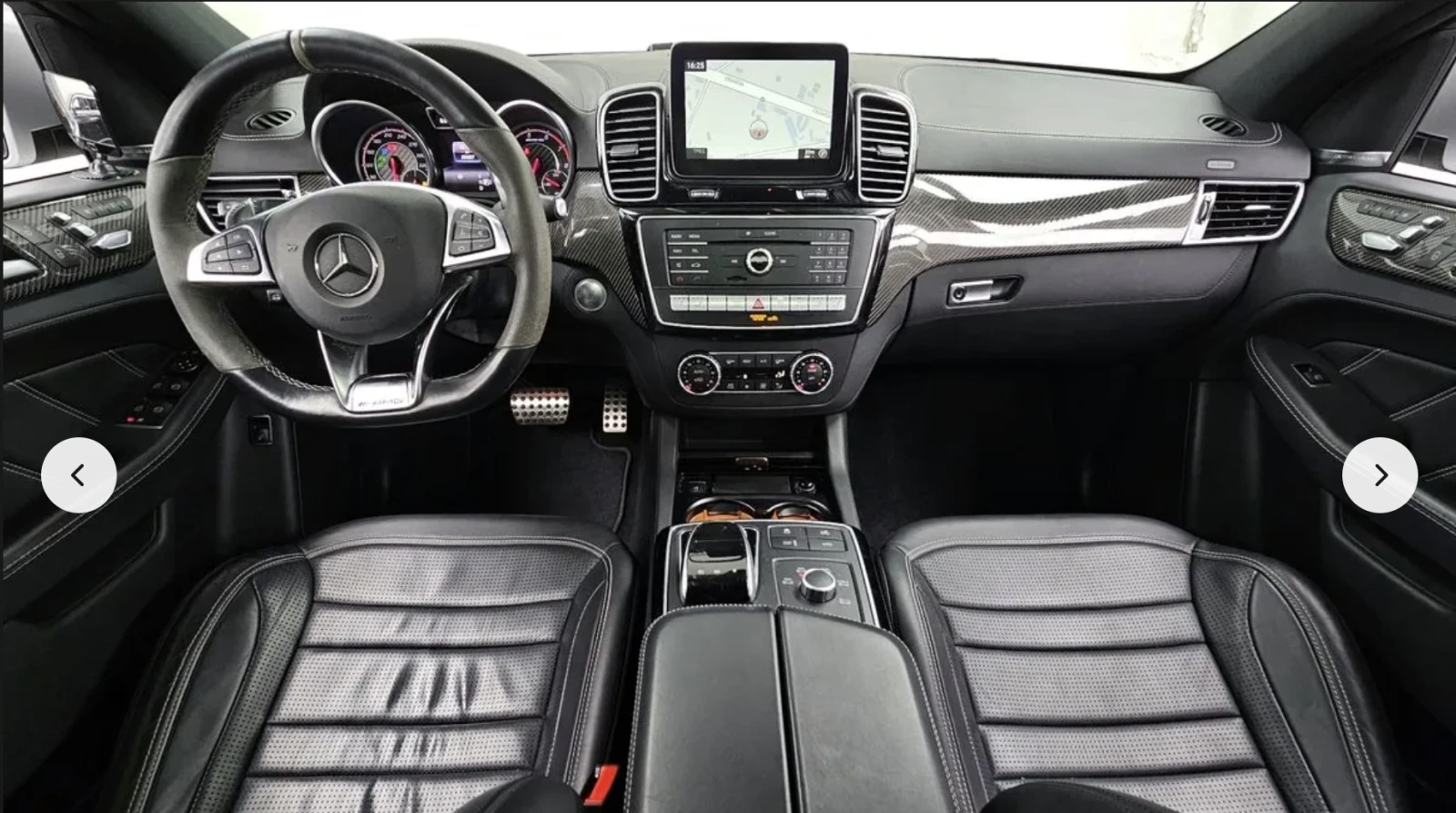 Mercedes-Benz GLE 63 S AMG HARMON* KARDON* ОБДУХВАНЕ* ПАНОРАМА* МАСАЖ* КЕЙЛЕС, снимка 7 - Автомобили и джипове - 53846490