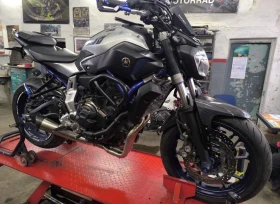 Yamaha Mt-07 Sc project exhaust , ролбар, dynojet power command, снимка 1