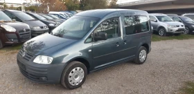 VW Caddy 1.6-102 кс, 7 места, бензин, снимка 1