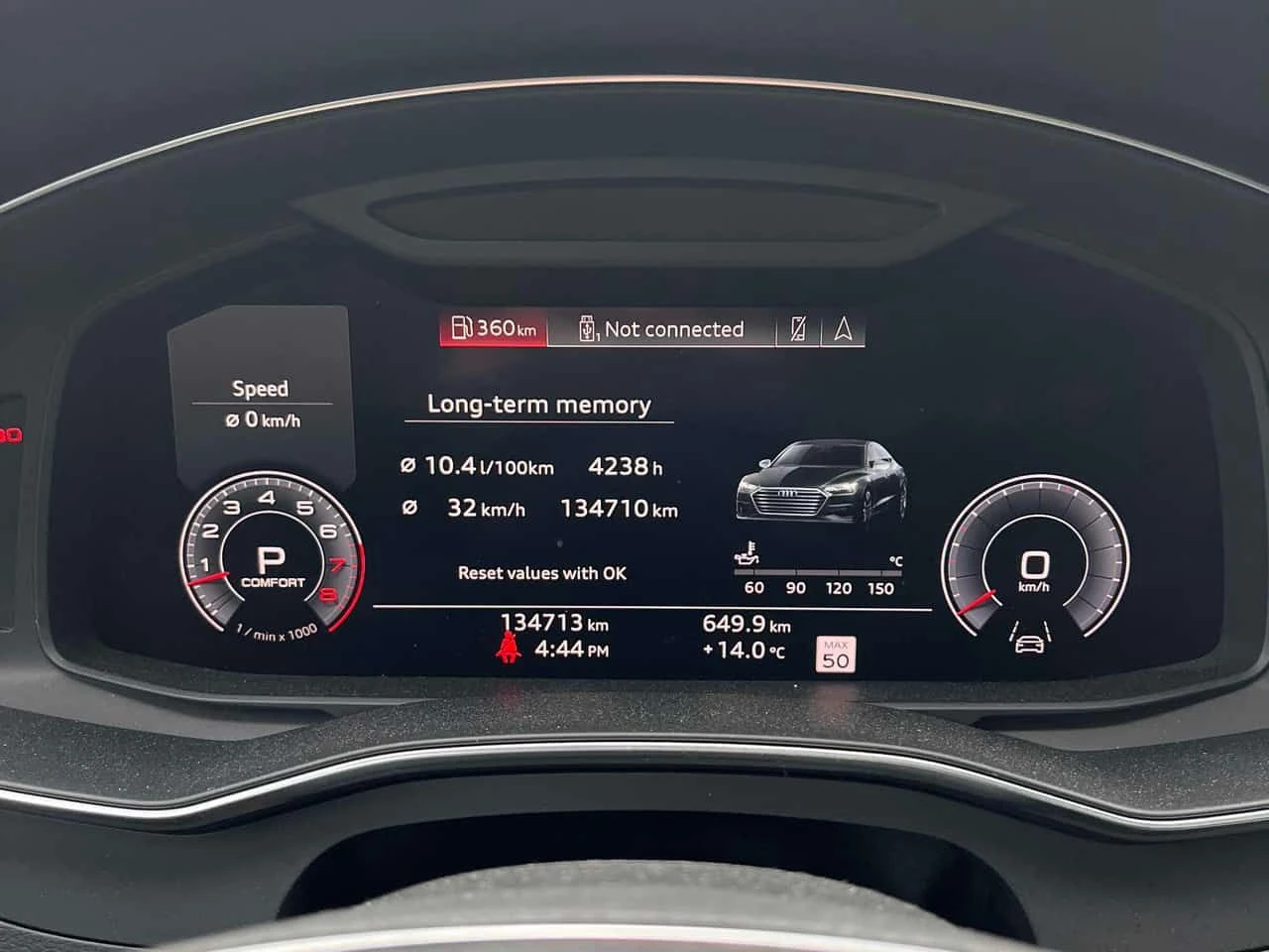 Audi A7 Technik/ПАНОРАМА/ДИСТРОНИК/360/MATRIX/ОБДУХВАНЕ, снимка 8 - Автомобили и джипове - 54393507