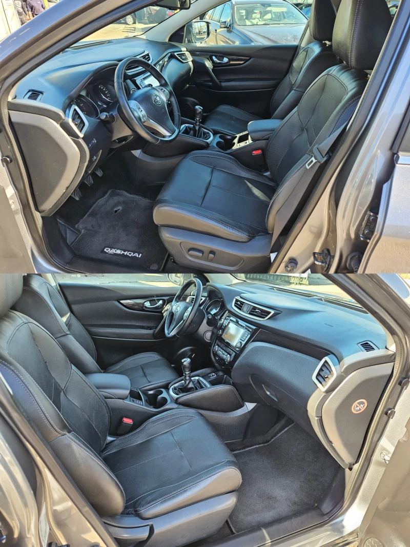 Nissan Qashqai 1.6DCI/TEKNA/4X4/6ск/NAVI/KAMERA 360/EURO 5B/ТОП, снимка 9 - Автомобили и джипове - 47632316