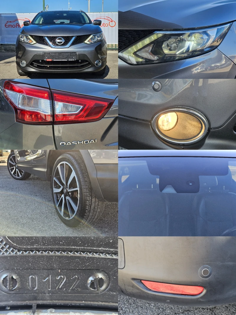 Nissan Qashqai 1.6DCI/TEKNA/4X4/6ск/NAVI/KAMERA 360/EURO 5B/ТОП, снимка 17 - Автомобили и джипове - 47632316