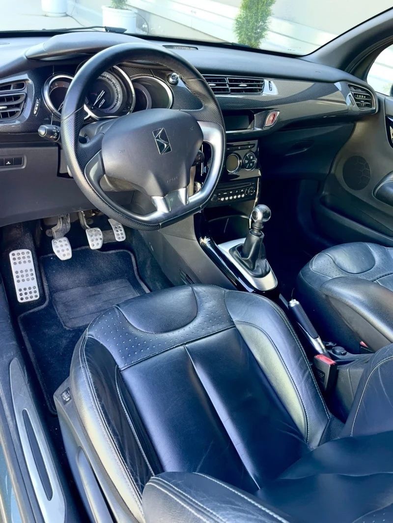 Citroen DS3 1.6 / 156к.с / Кожа / Подгрев / Парктроник, снимка 11 - Автомобили и джипове - 51685216