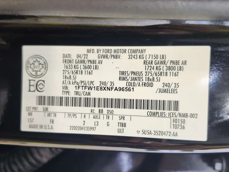 Ford F150 * XLT CREW CAB STD BED * КАМЕРА* ПОДГРЕВ* , снимка 7 - Автомобили и джипове - 53532849