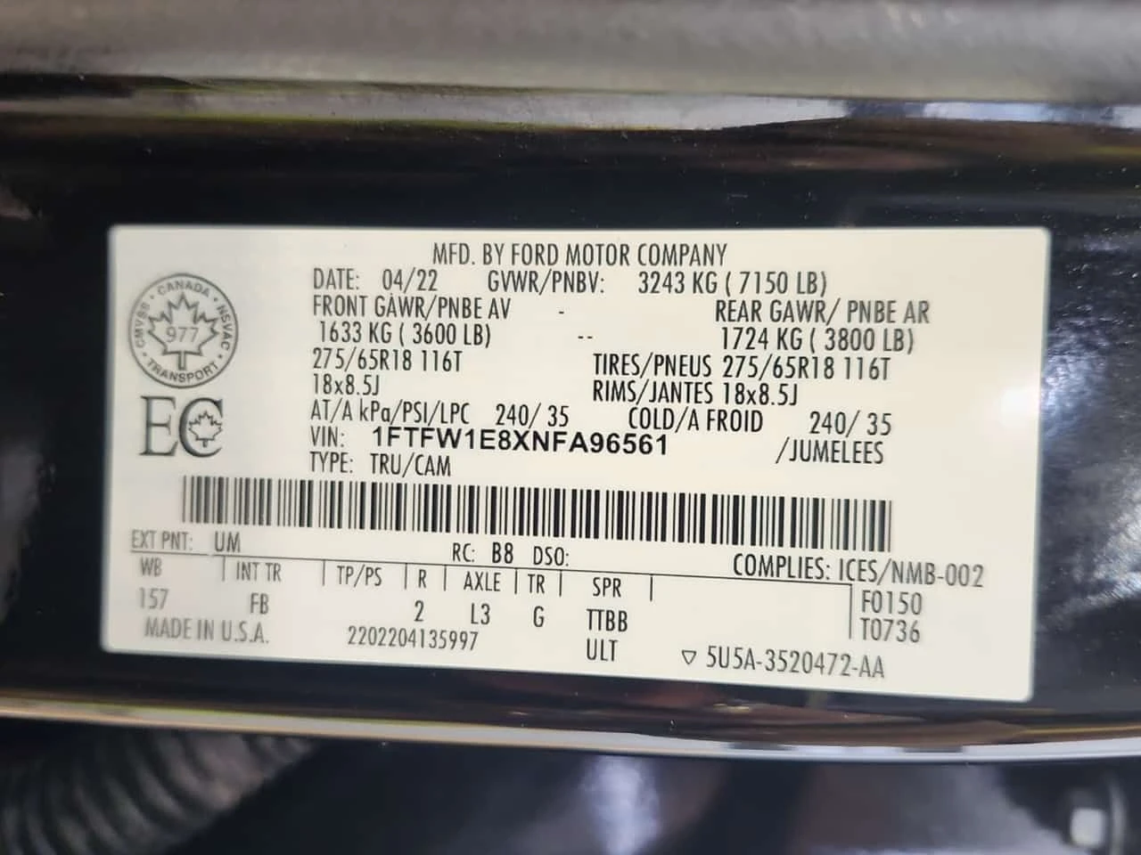 Ford F150 * XLT CREW CAB STD BED * КАМЕРА* ПОДГРЕВ*  - изображение 7