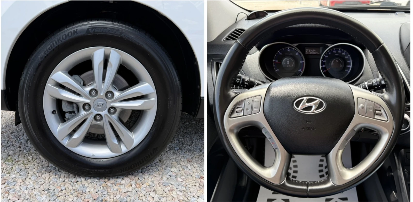 Hyundai IX35 1.7d* 116k.c* НАВИ* КОЖА* ПОДГРЕВ* , снимка 13 - Автомобили и джипове - 54576892