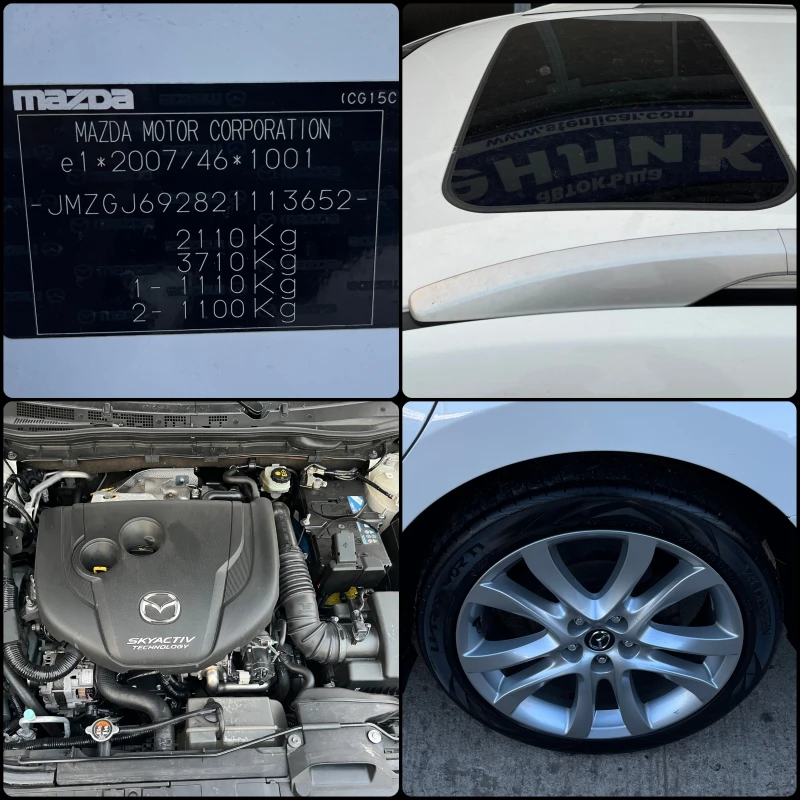 Mazda 6 2.2L SKYACTIV-D 175 6AT, снимка 17 - Автомобили и джипове - 48121263