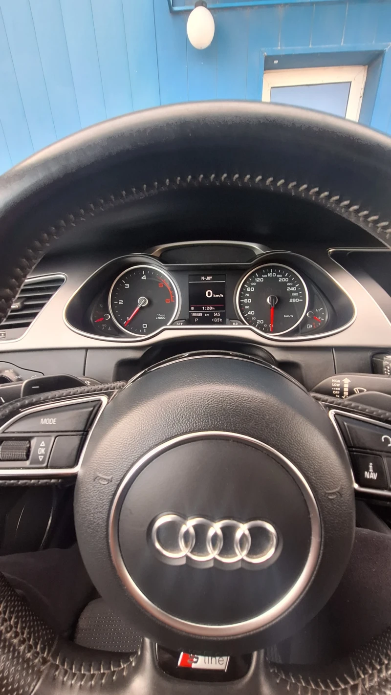 Audi A4 2.0 TDI Sline 190, снимка 13 - Автомобили и джипове - 52410545