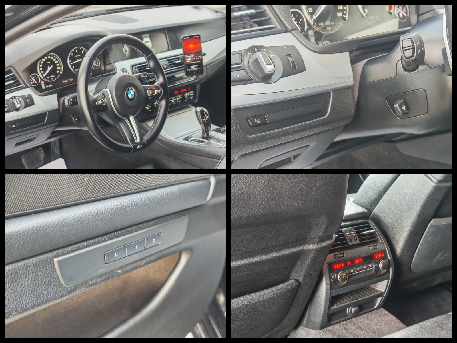 BMW 530 F10/TOP// HeadUp//SoftClose//KeyLess Go//ОБСЛУЖЕН , снимка 14 - Автомобили и джипове - 54229808