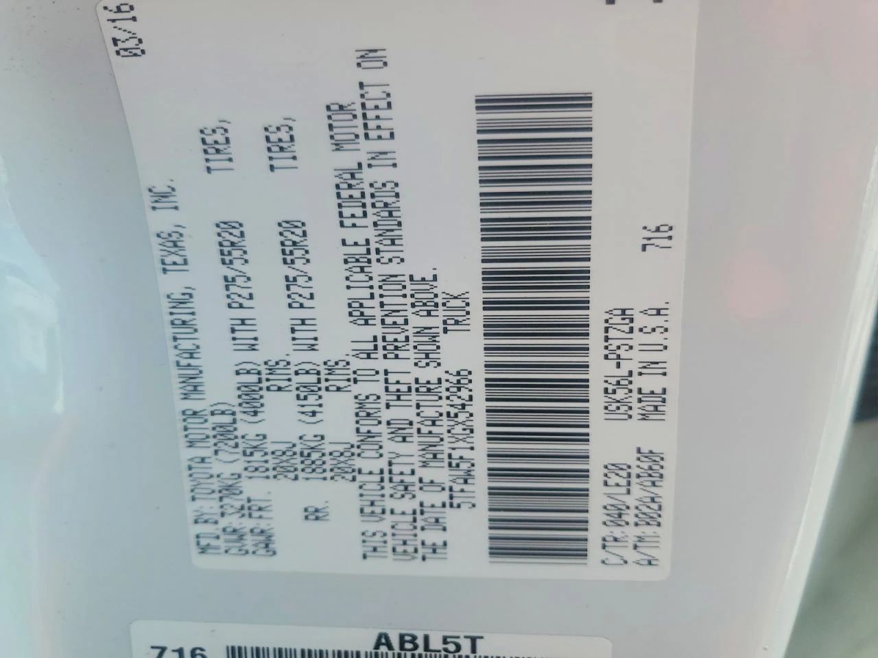 Toyota Tundra, снимка 12 - Автомобили и джипове - 56639785