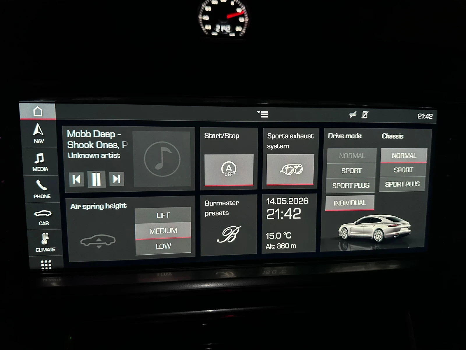 Porsche Panamera TURBO 550к.с Германия Сервизна История, снимка 16 - Автомобили и джипове - 54401047