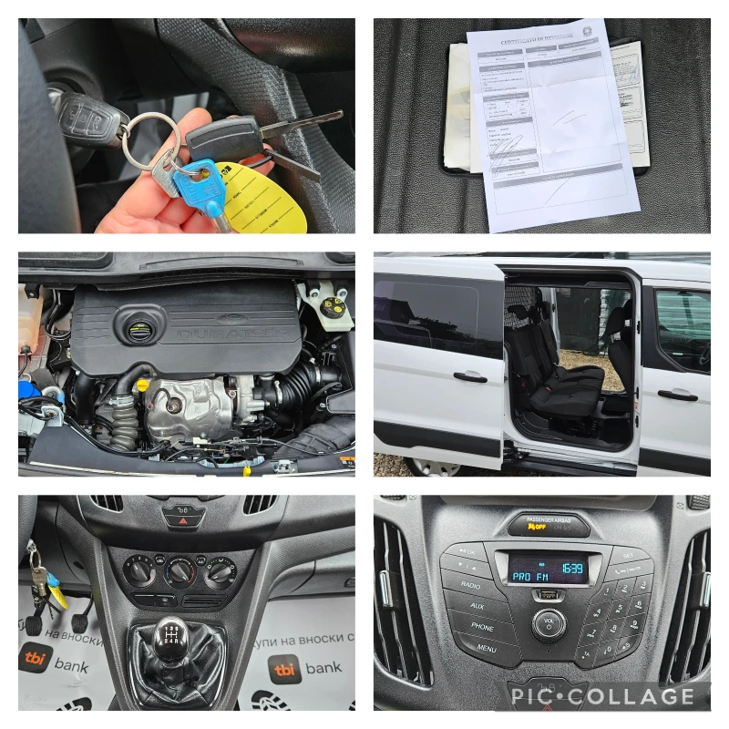 Ford Tourneo МАКСИ* 1, 5ТDCi-101kс* 2017г* ТОВАРОПЪТНИЧЕСКИ* ТО