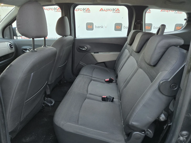 Dacia Lodgy 1.6i-85kc= 7МЕСТА= ГАЗ= НАВИ= PRESTIGE= 191.000km, снимка 9 - Автомобили и джипове - 52736043