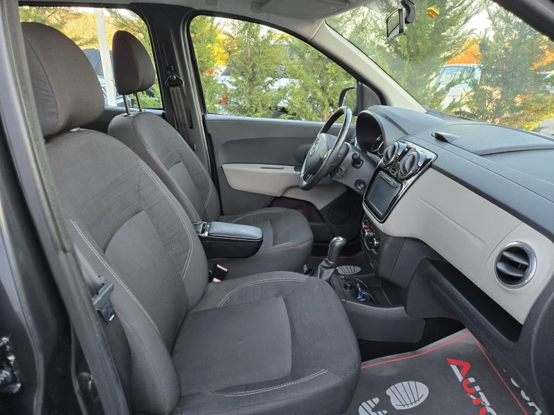 Dacia Lodgy 1.6i-85kc= 7МЕСТА= ГАЗ= НАВИ= PRESTIGE= 191.000km, снимка 15 - Автомобили и джипове - 52736043