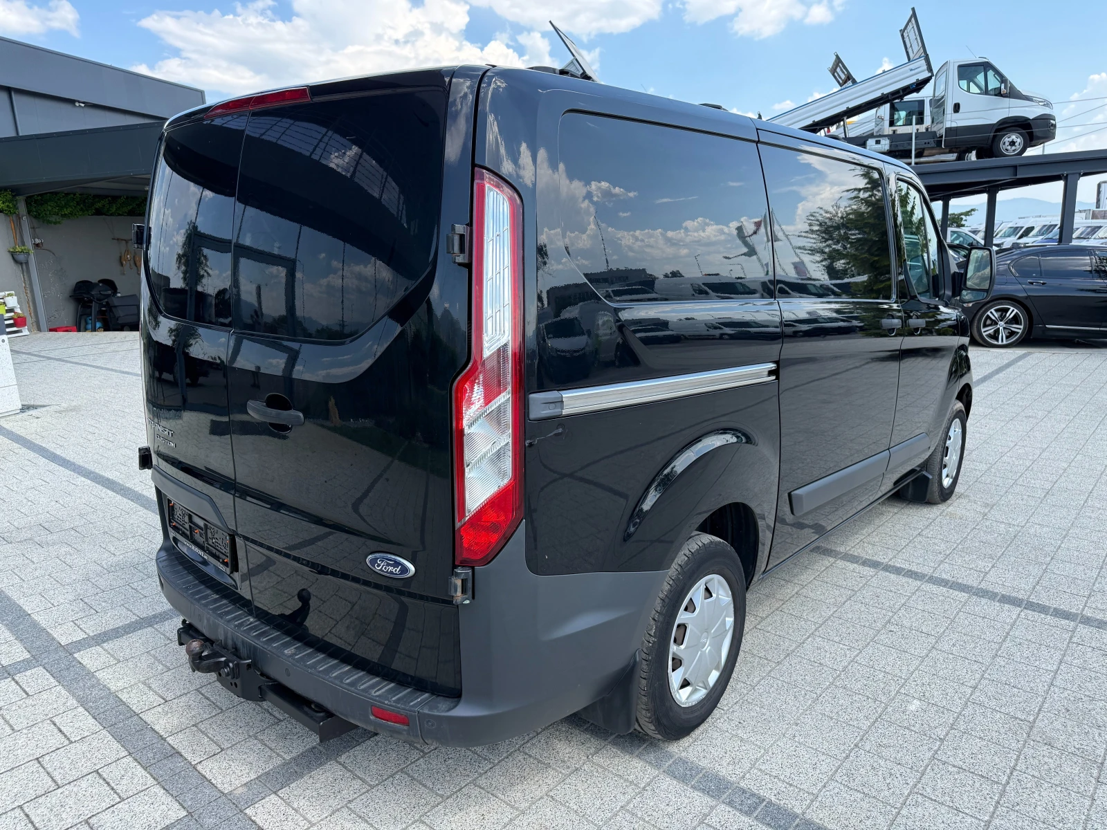 Ford Transit Custom 2.2TDCI Климатик L1H1 Euro 5, снимка 7 - Бусове и автобуси - 55102976