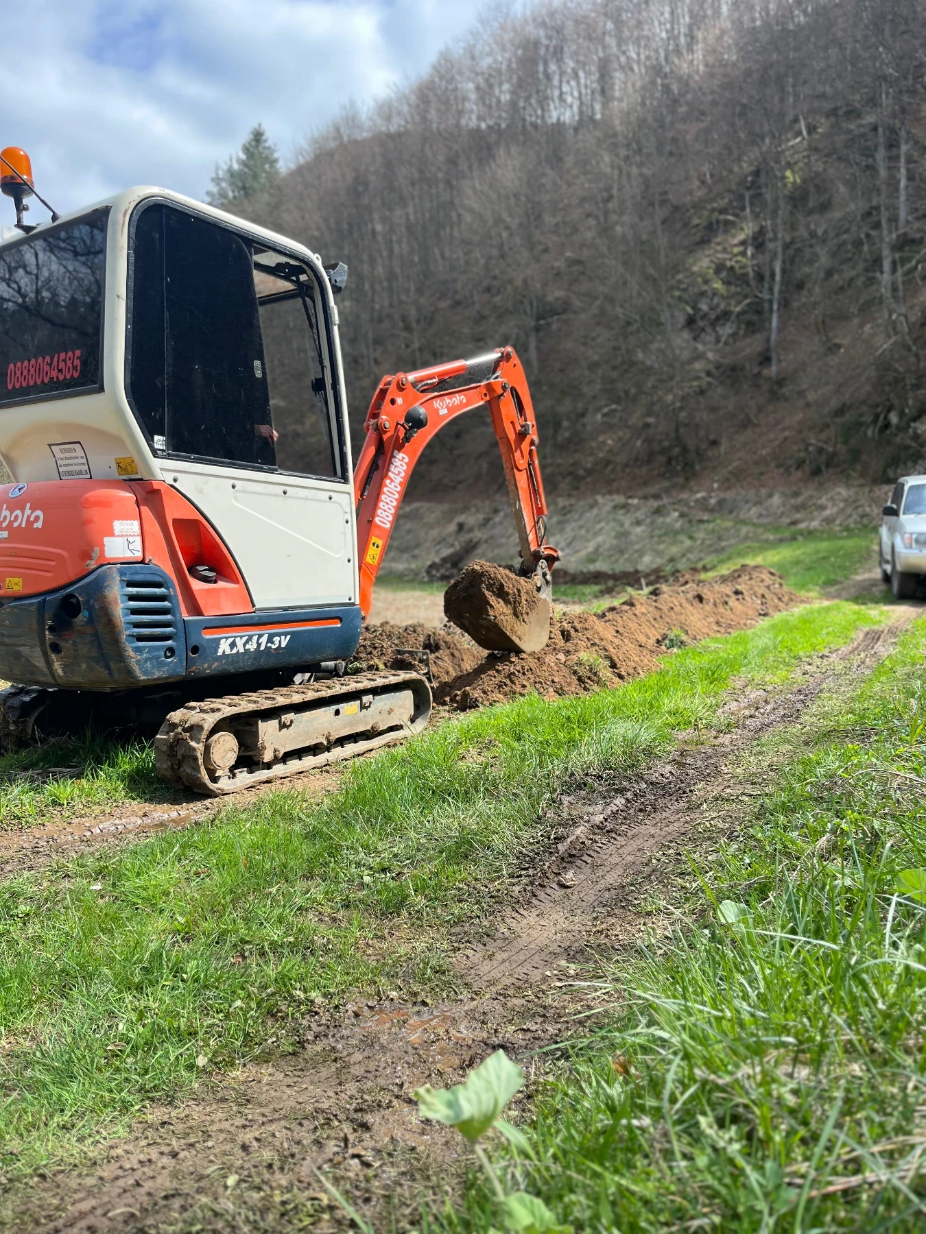 Багер Kubota Kx41-3v, снимка 4 - Индустриална техника - 54191043