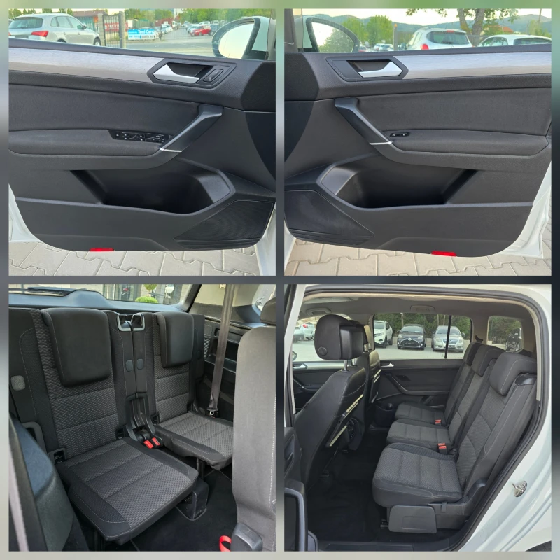 VW Touran 1.6TDI, 115к.с., Автомат, 7-места, 2018г.!, снимка 17 - Автомобили и джипове - 51532550