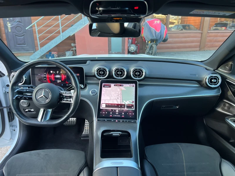 Mercedes-Benz C 300 2.0 AMG 4-Matic Keyless Head up Burmester 35948 км, снимка 12 - Автомобили и джипове - 52890653